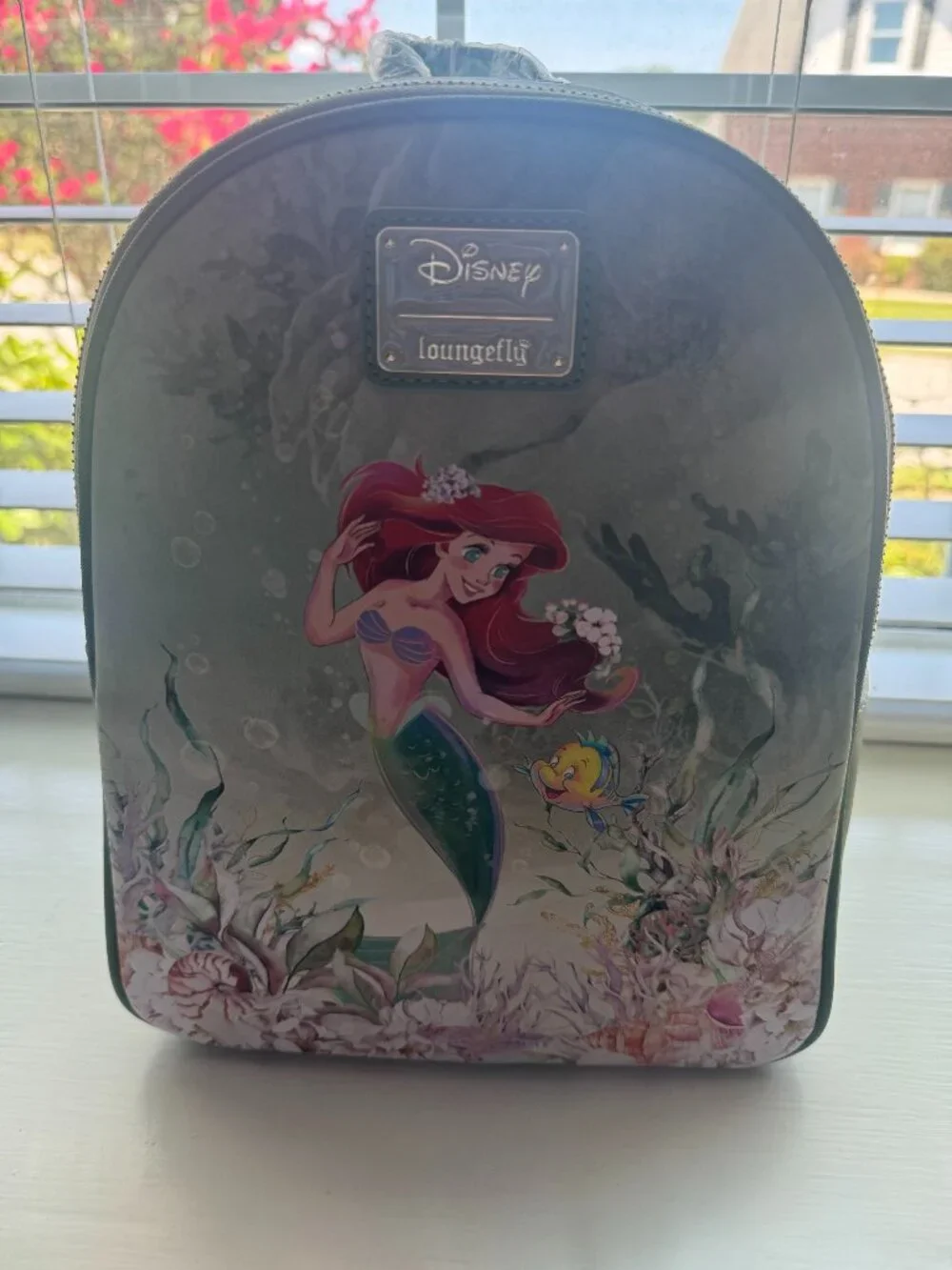 Disney Loungefly Green Ariel Mini Backpack New with Tags